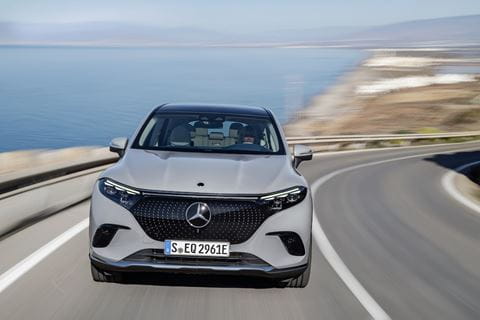 Mercedes EQS SUV front