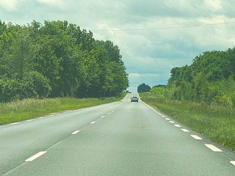 Driving on highway