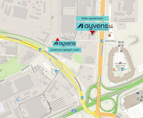 mapa u stavoservisu