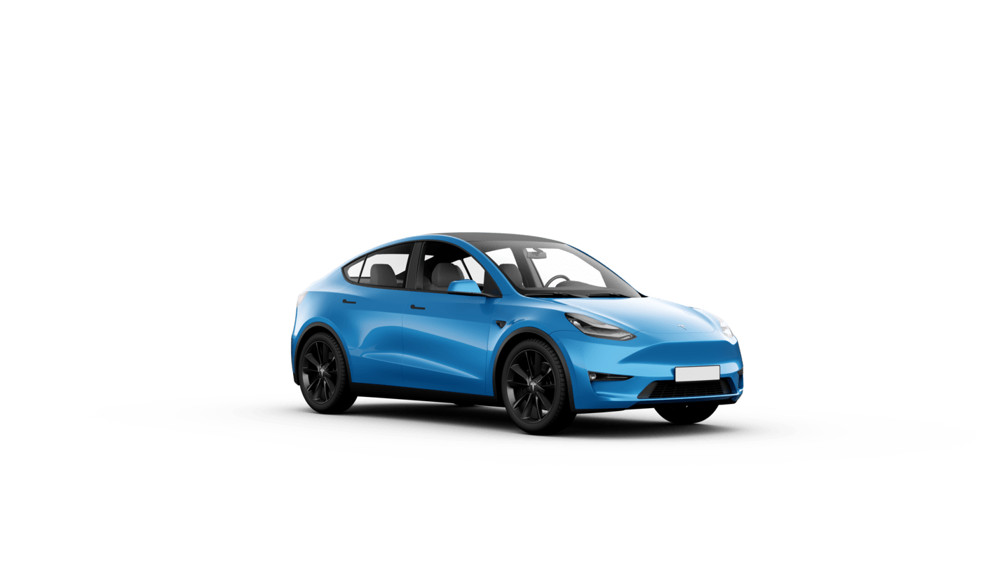 Tesla Model Y side font