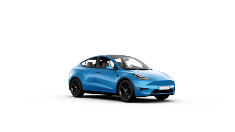 Tesla Model Y side font