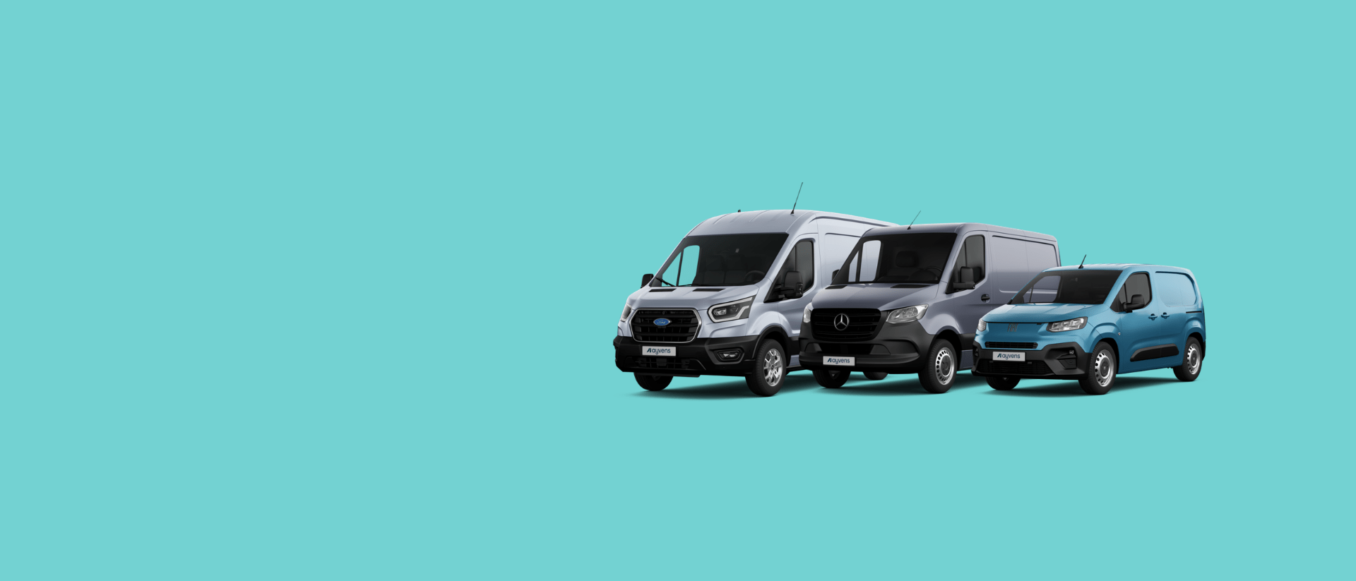 Les véhicules utilitaires : Fiat Doblo, Ford Transit Custom, Mercedes e-sprinter