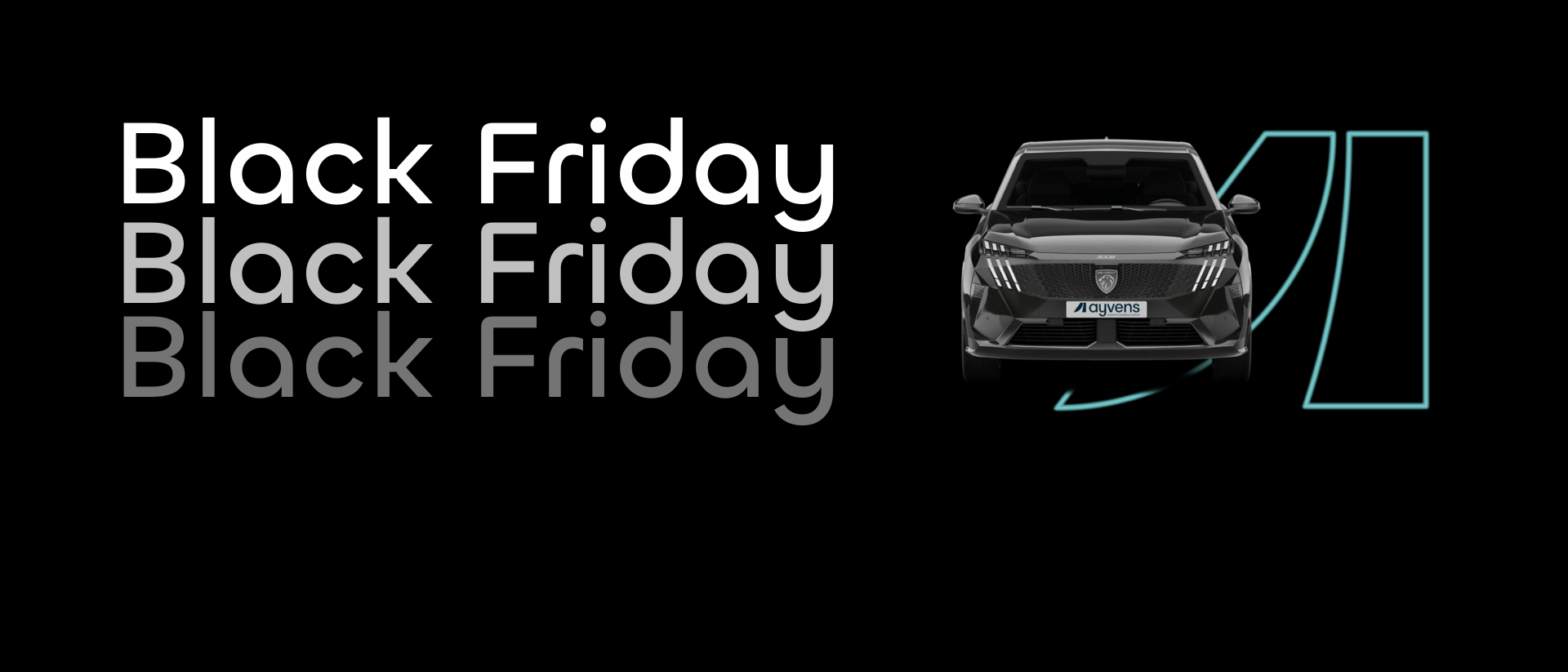 Offres exclusives de véhicules LLD Black Friday chez Ayvens 