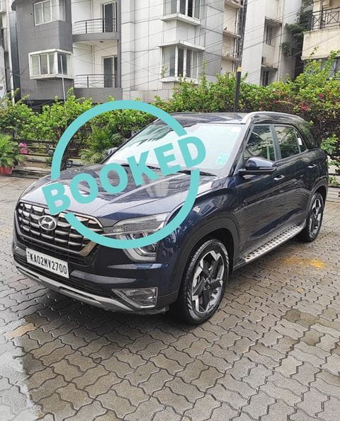 Hyundai Alcazar KA02MV2700 Bangalore Booked