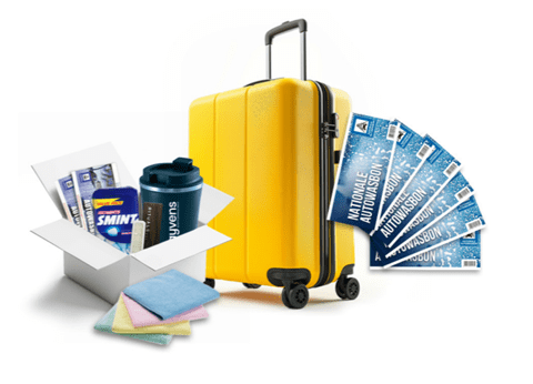 visual prijzen Ayvens sticker winactie