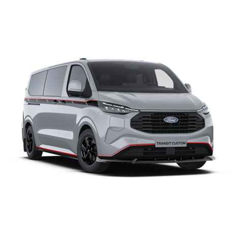 Ford Custom PHEV Grey Platinum Limited Edition front 002