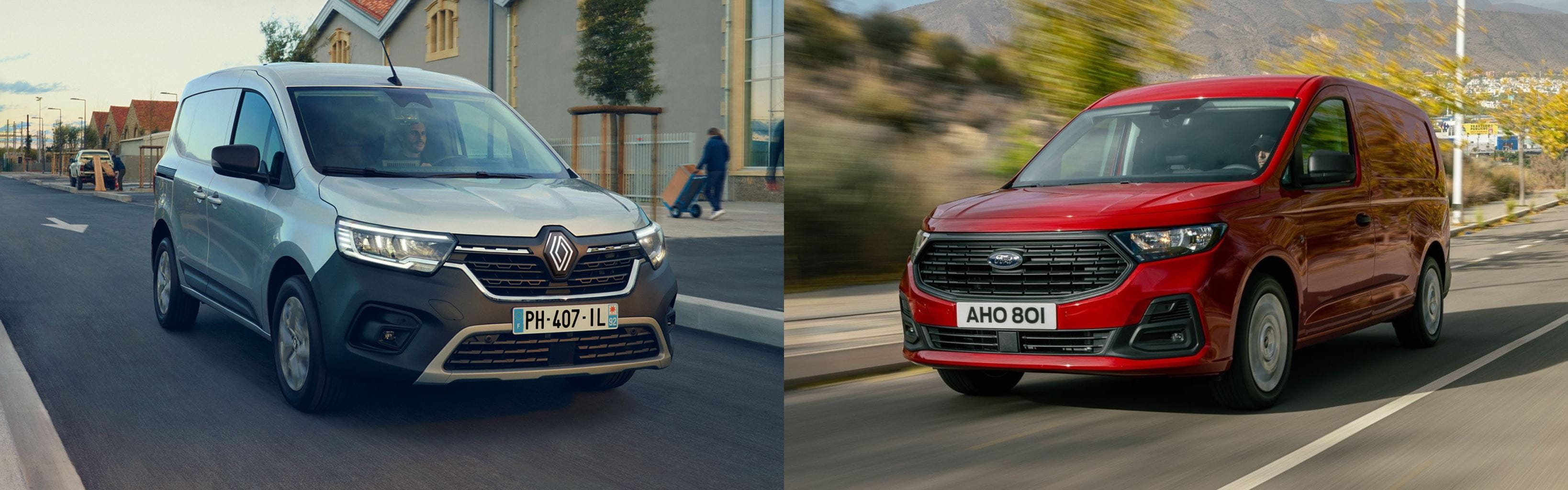 Blog header Ford Transit Connect vs Renault Kangoo2x