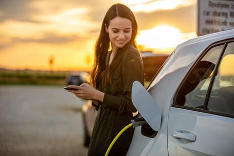 woman charging Large