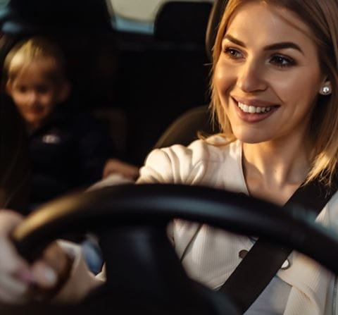 woman driving
