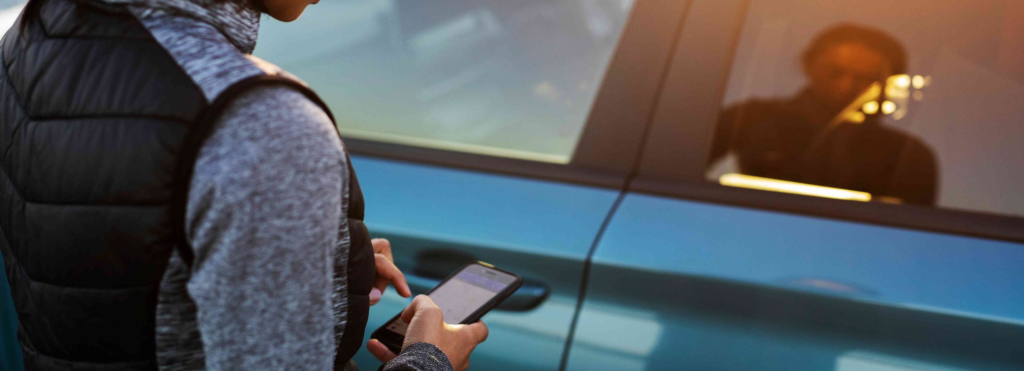 auto openen telefoon