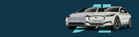 Ayvens Comparison header Tesla Model Y vs Mustang Mache2x