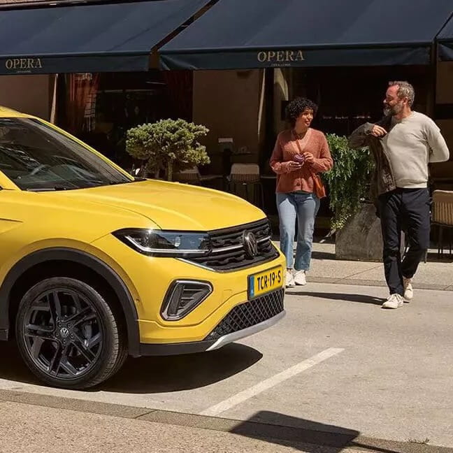 t-cross outside people