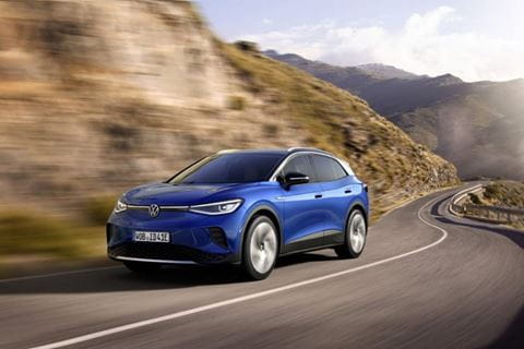 VW ID.4 blue