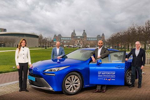 LeasePlan Nederland Rentacab Amsterdam waterstofauto scld