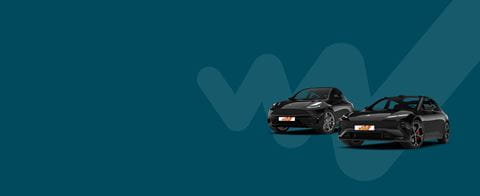 Header Component - Tesla og NIO ET5