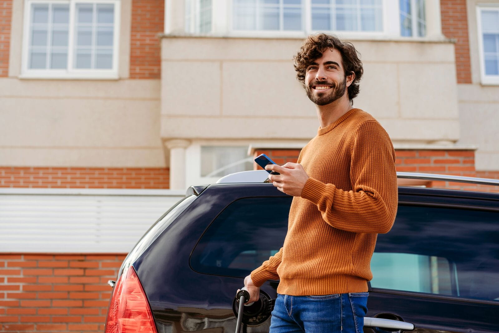 Man_Charging_Car