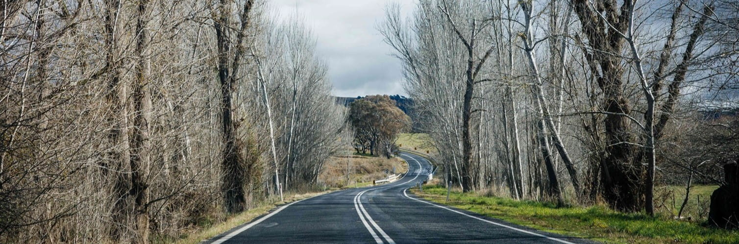 Winter road - low res no people